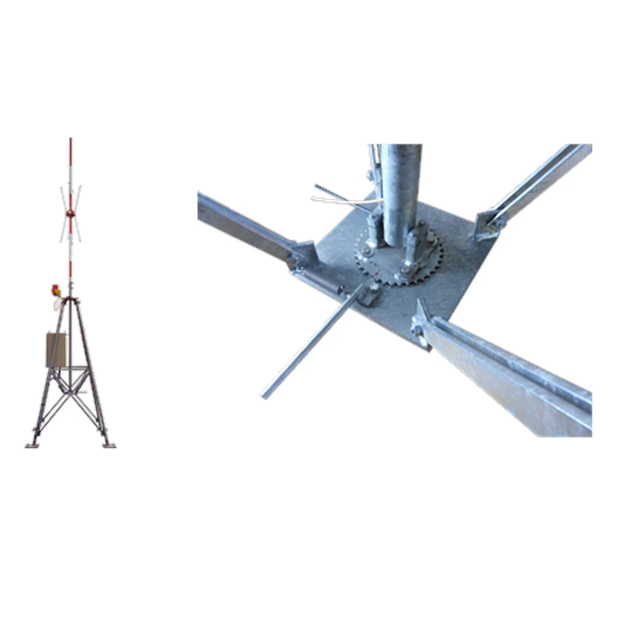 Antennenmast mit Test- und Wartungsfunktionen